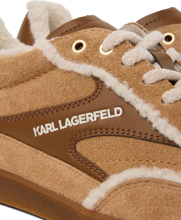 Karl Lagerfeld Sneakers laag 'Kandidate' crème bruin karamel wit - Foto 3