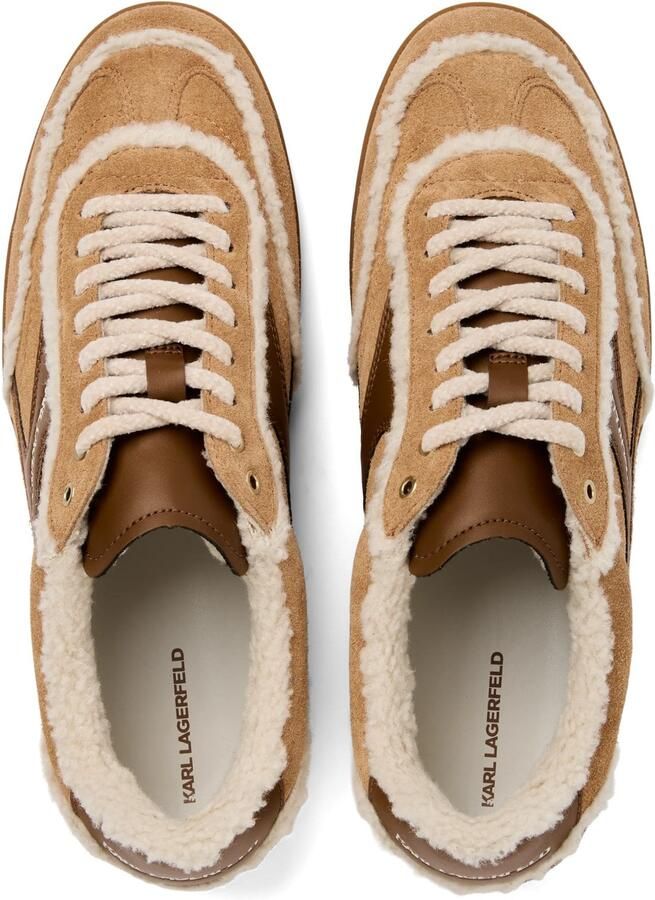 Karl Lagerfeld Sneakers laag 'Kandidate' crème bruin karamel wit - Foto 4