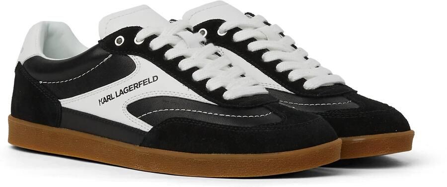 Karl Lagerfeld Sneakers laag 'KANDIDATE NIEDRIGE SPITZEN-SNEAKERS' zwart wit - Foto 5