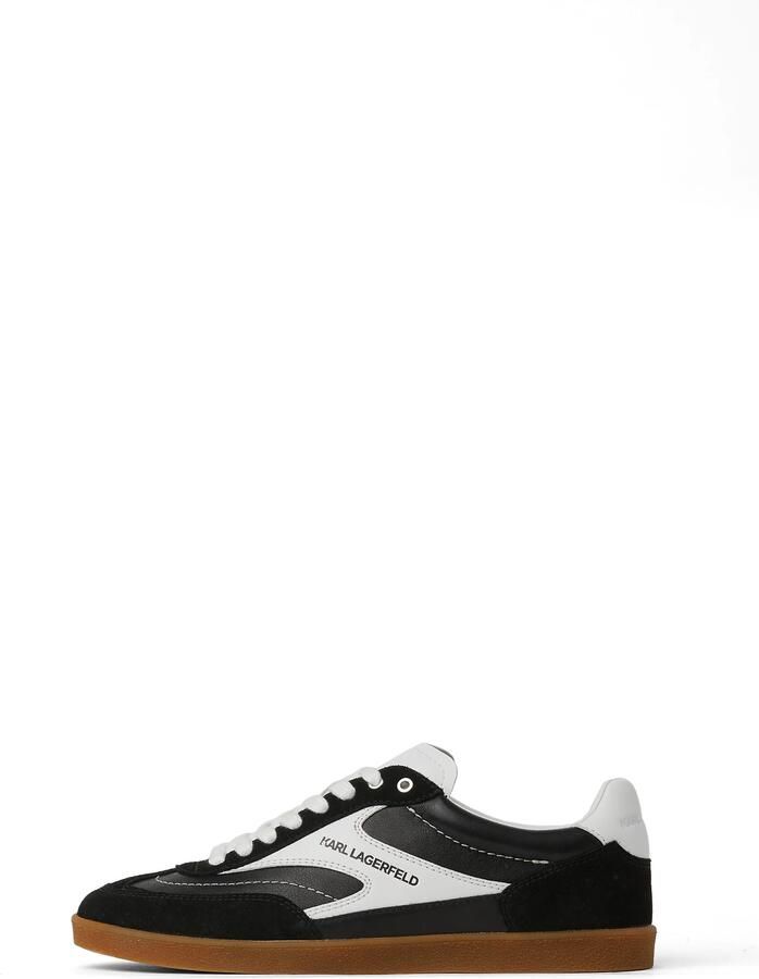 Karl Lagerfeld Sneakers laag 'KANDIDATE NIEDRIGE SPITZEN-SNEAKERS' zwart wit - Foto 2