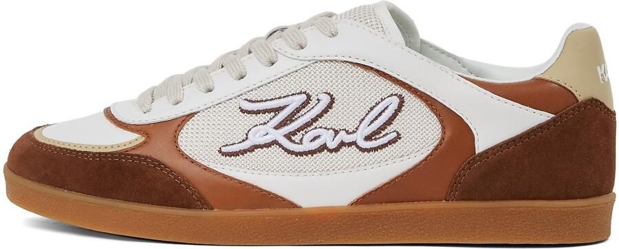 Karl Lagerfeld Sneakers laag 'Kandidate Signia' bruin karamel wit