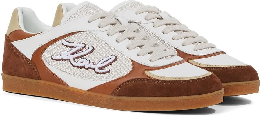 Karl Lagerfeld Sneakers laag 'Kandidate Signia' bruin karamel wit - Foto 4