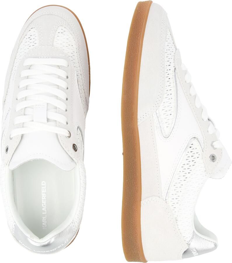 Karl Lagerfeld Sneakers laag 'Kandidate' zilver wit offwhite - Foto 2