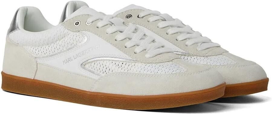 Karl Lagerfeld Sneakers laag 'Kandidate' zilver wit offwhite - Foto 4