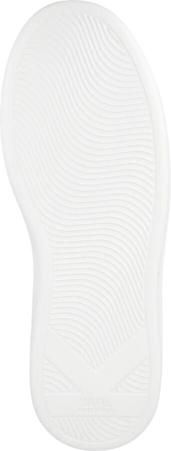 Karl Lagerfeld Sneakers laag lichtbeige zwart zilver wit - Foto 3