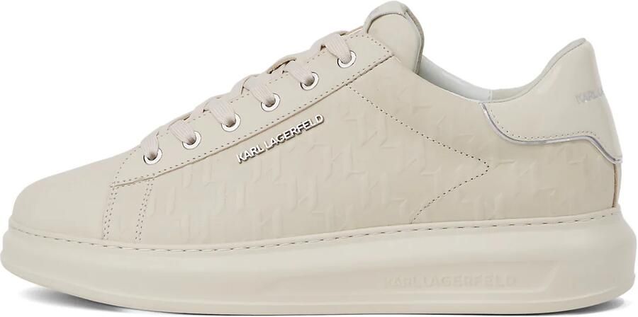 Karl Lagerfeld Sneakers laag 'Monogram Kapri' natuurwit