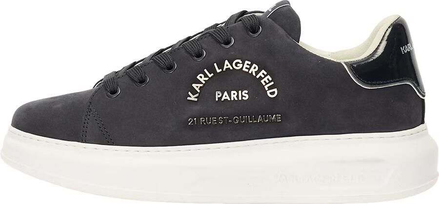 Karl Lagerfeld Sneakers laag navy zilver - Foto 3