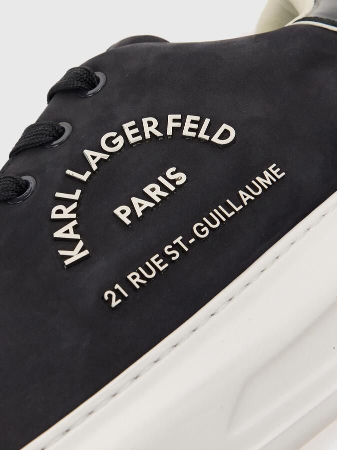 Karl Lagerfeld Sneakers laag navy zilver - Foto 5