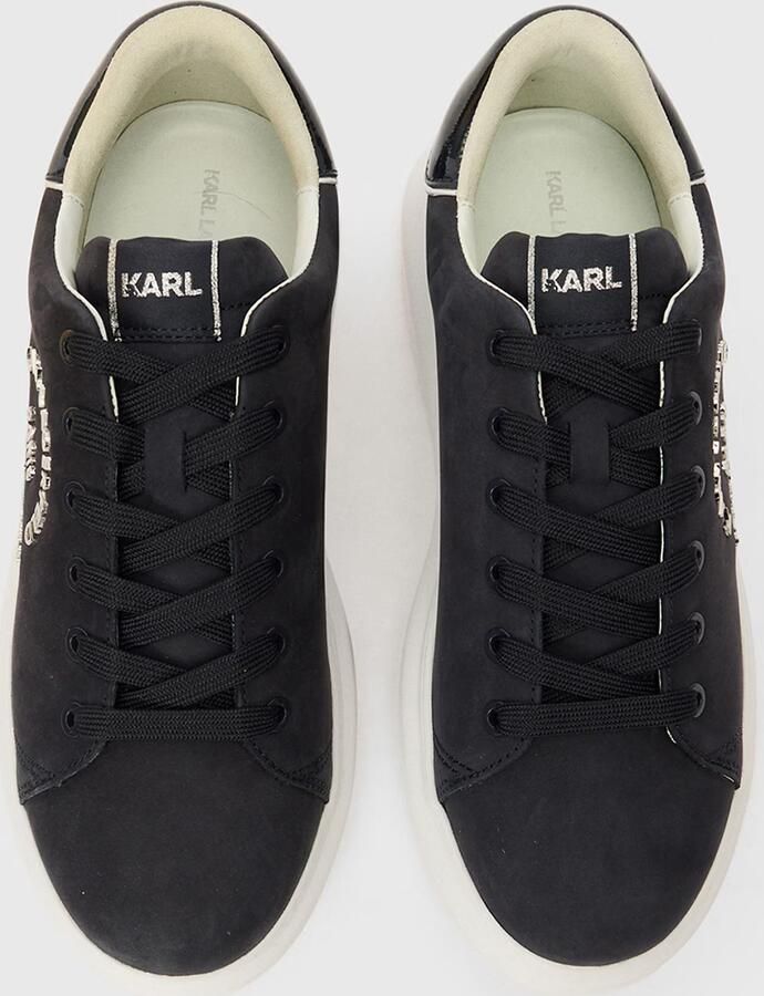 Karl Lagerfeld Sneakers laag navy zilver - Foto 4