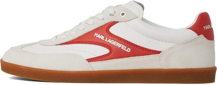Karl Lagerfeld Sneakers laag rood wit offwhite - Foto 6
