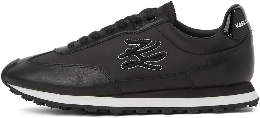 Karl Lagerfeld Sneakers laag 'Sonar' zwart wit