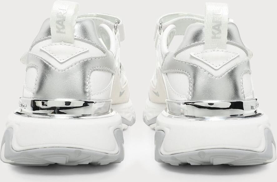 Karl Lagerfeld Sneakers laag zilver wit - Foto 4