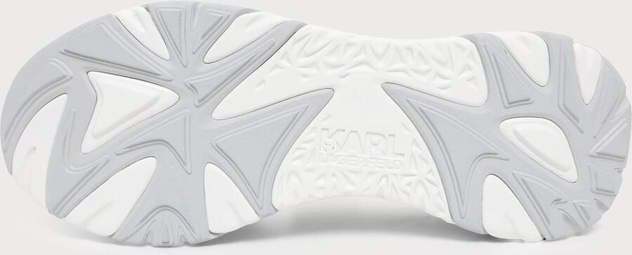 Karl Lagerfeld Sneakers laag zilver wit - Foto 6