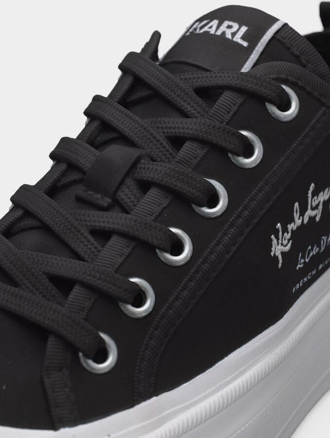 Karl Lagerfeld Sneakers laag zwart wit - Foto 2