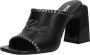 Karl Lagerfeld Sandalen met hak Astra Nova Whipstitch Slide in zwart - Thumbnail 1