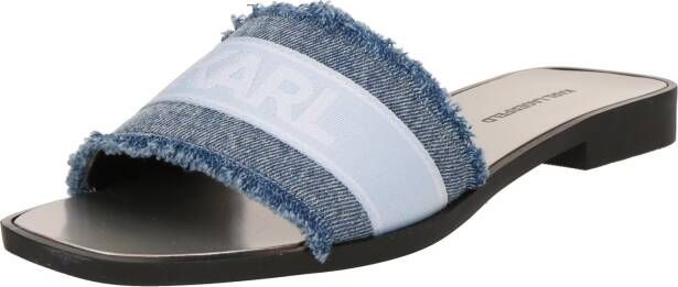 Karl Lagerfeld Slippers & Mules Skoot Ii Border Slide in blauw