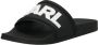 Karl Lagerfeld Zwarte Flip-Flop Regelmatige Stijl Black Heren - Thumbnail 2