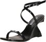 Karl Lagerfeld Sandalen met hak Waverly Ankle Strap Sandal in zwart - Thumbnail 1