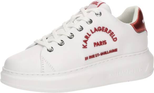 Karl Lagerfeld Low-Top Sneakers Kapri Maison Metalmesh Tab in rood