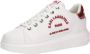 Karl Lagerfeld Low-Top Sneakers Kapri Maison Metalmesh Tab in rood - Thumbnail 1
