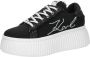 Karl Lagerfeld Low-Top Sneakers Kreeper Lo Signia Mix Lo Lace in zwart - Thumbnail 1