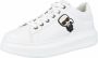 Karl Lagerfeld women shoes leather trainers sneakers K Ikonik Kapri Wit Dames - Thumbnail 4