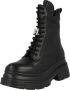 Karl Lagerfeld Boots & laarzen Danton Mono Mid Lace Boot in zwart - Thumbnail 2