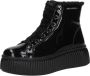 Karl Lagerfeld Sneakers Kreeper Lo Shine Mid Lace in zwart - Thumbnail 1
