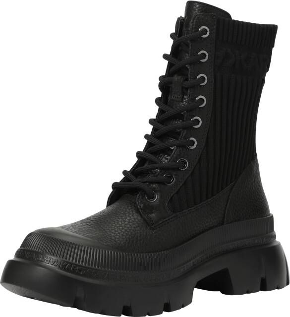 Karl Lagerfeld Boots & laarzen Trekka Max Kc Hi Lace Mix Boot in zwart