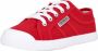 Kawasaki Retro Vegan Canvas Tennis Sneakers Red Dames - Thumbnail 1