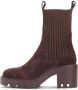 Kazar Dames beige platte enkellaarsjes Brown Dames - Thumbnail 2