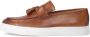 Kazar Chaussures décontractées en cuir brun pour hommes décorées de queues de pie - Thumbnail 2