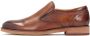 Kazar Heren slip on bruin leren casual schoenen - Thumbnail 1