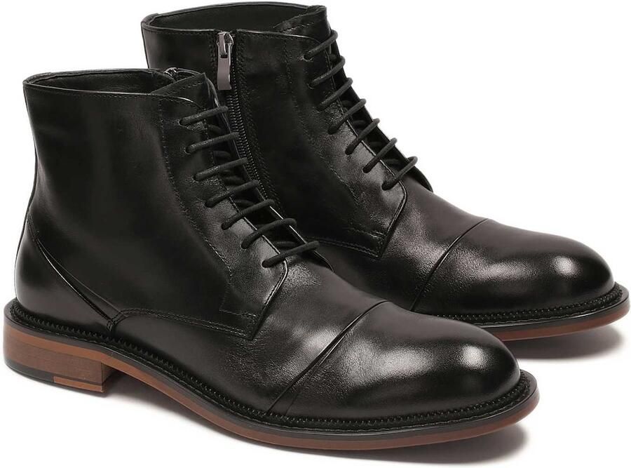 Kazar Elegante herenlaarzen met gebonden bovenwerk.Dit product valt groot uit. - Foto 3