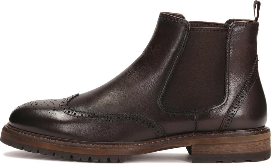 Kazar Brown leather Chelsea boots with ornamentation - Foto 2