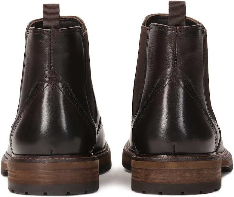 Kazar Brown leather Chelsea boots with ornamentation - Foto 4