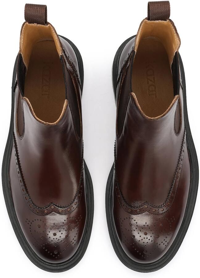 Kazar Chelsea boots chocoladebruin - Foto 4