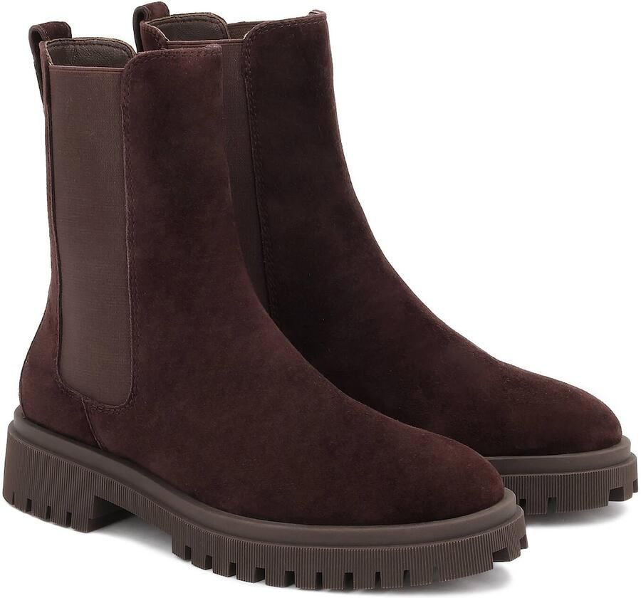 Kazar Slip-on suede boots in brown color - Foto 2