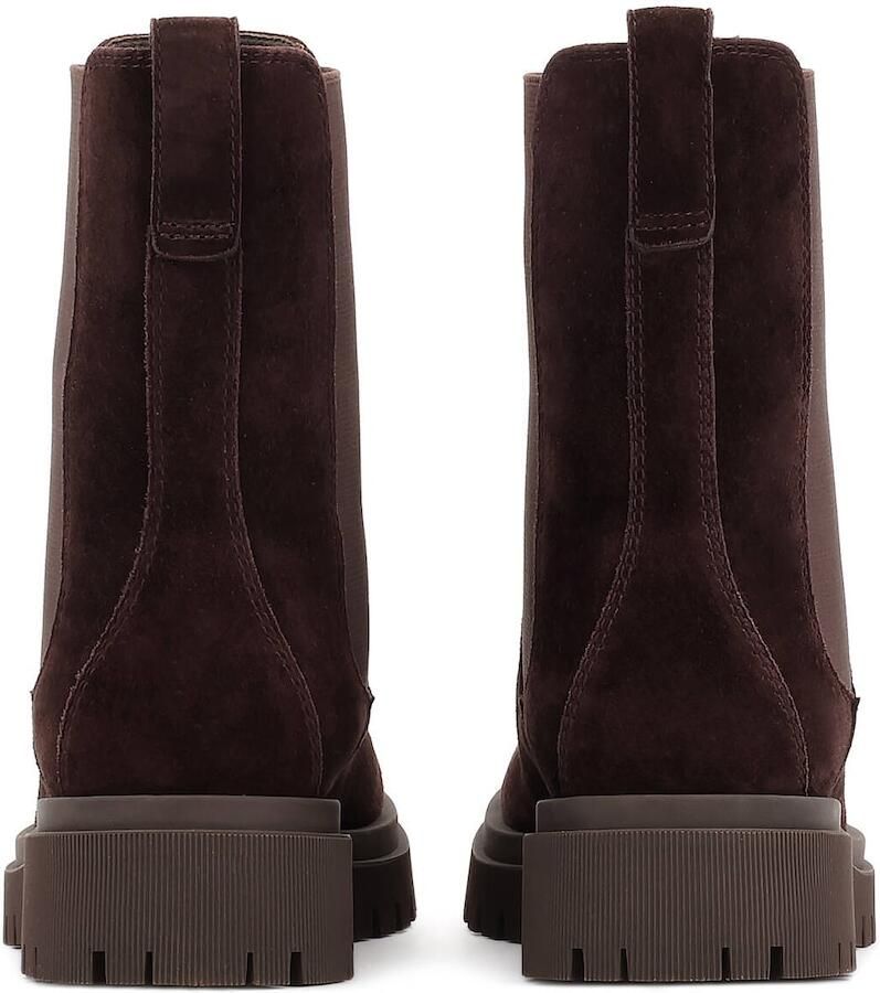 Kazar Slip-on suede boots in brown color - Foto 3