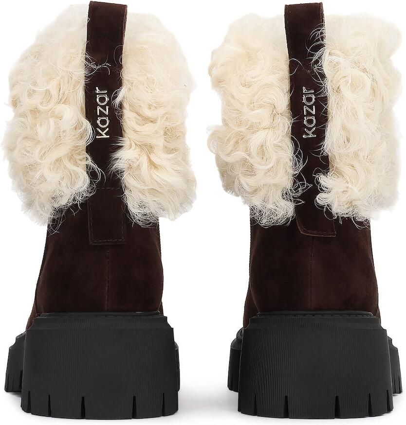Kazar Chelsea boots ecru bruin - Foto 3