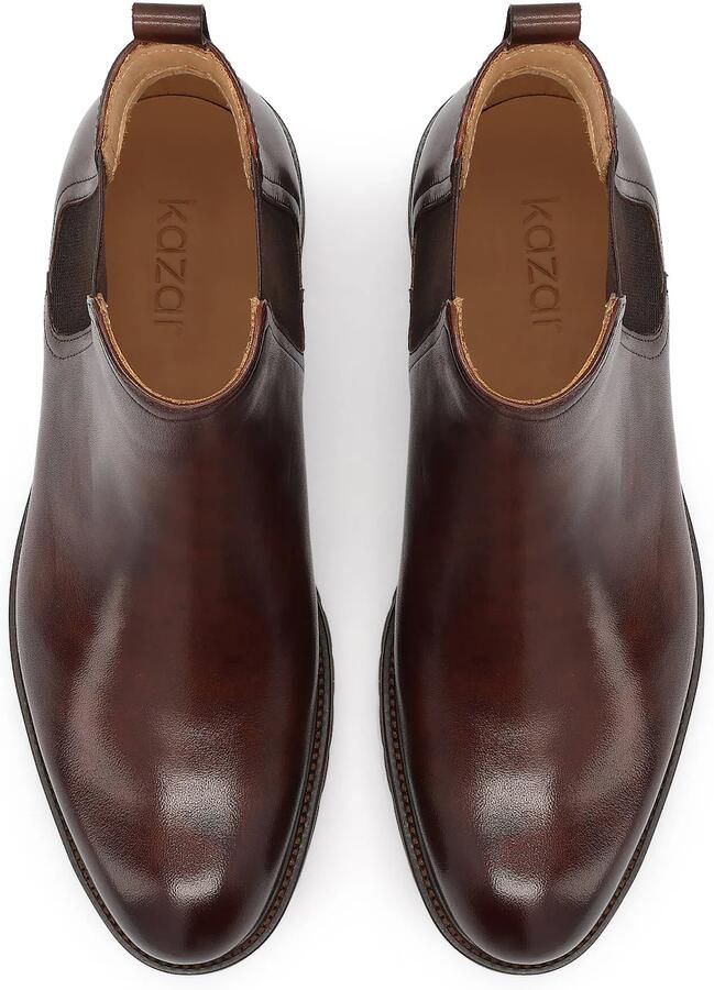 Kazar Chelsea boots kastanjebruin - Foto 3
