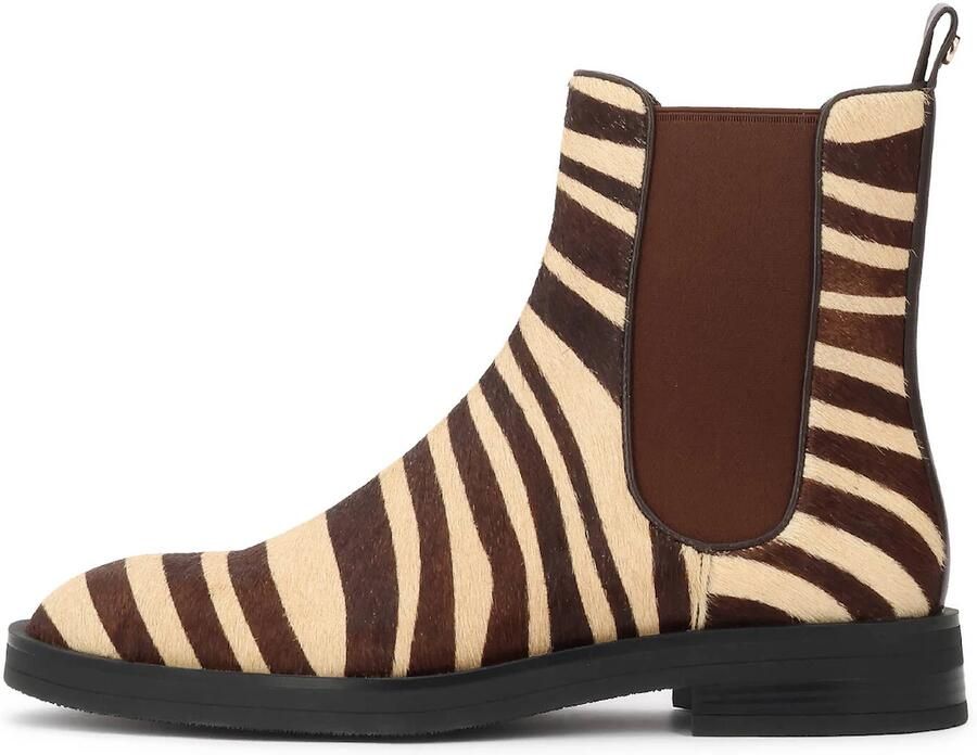 Kazar Chelsea boots sand chocoladebruin