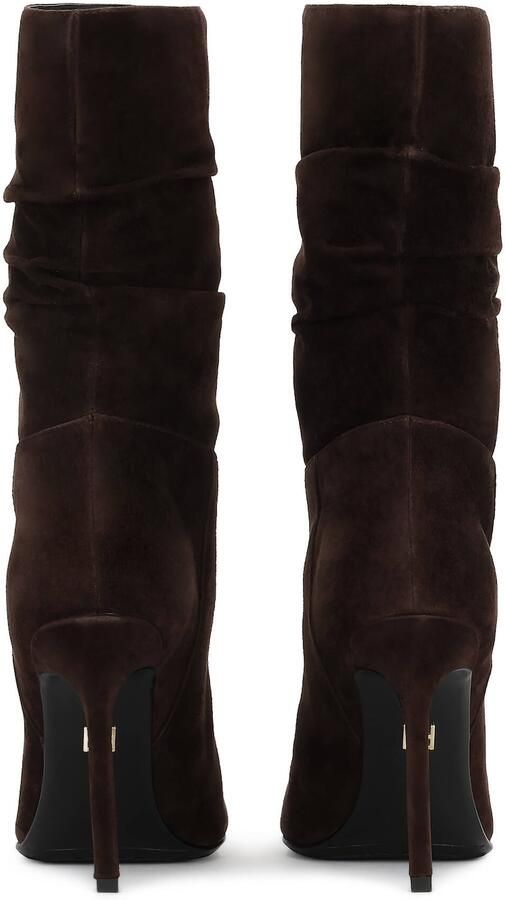 Kazar Brown suede boots with a slender heel - Foto 3