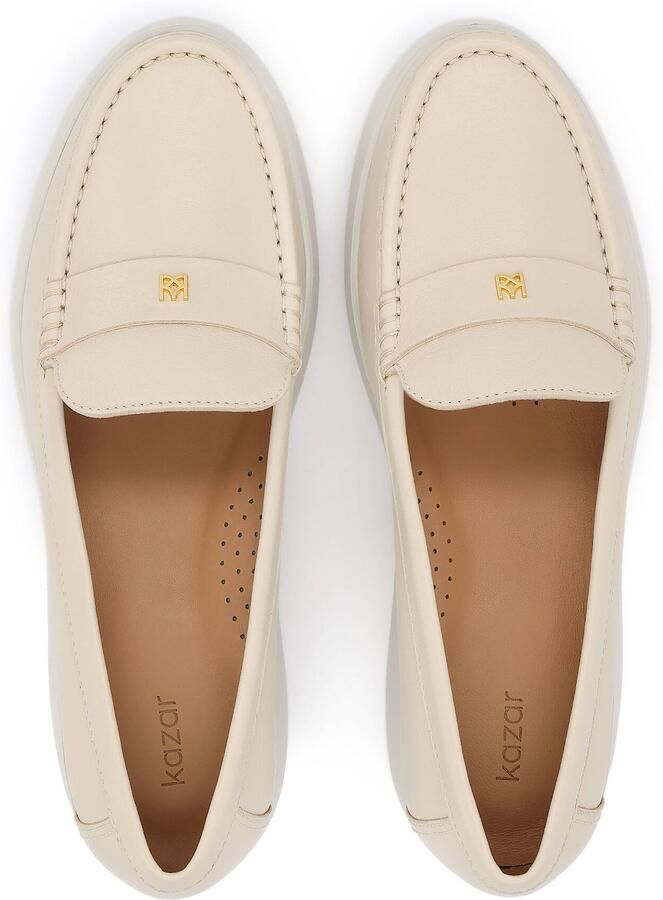 Kazar Leather slip-on shoes with thick sole - Foto 2