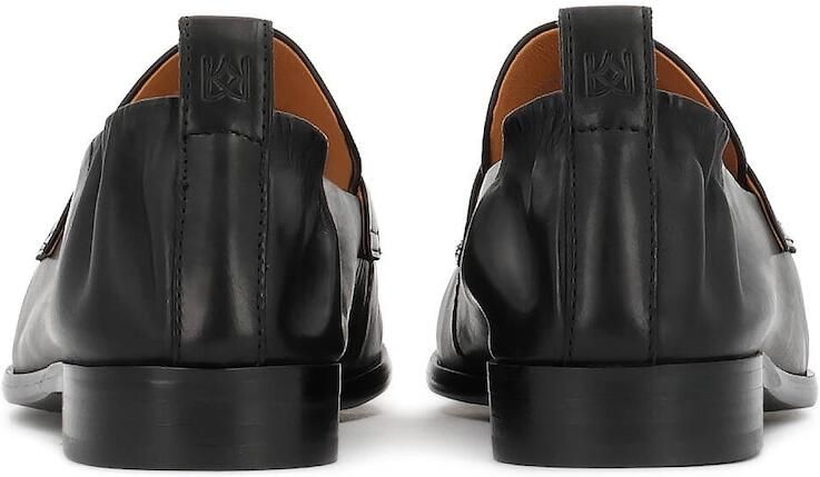 Kazar Black slip-on shoes with elastic at the heel - Foto 4