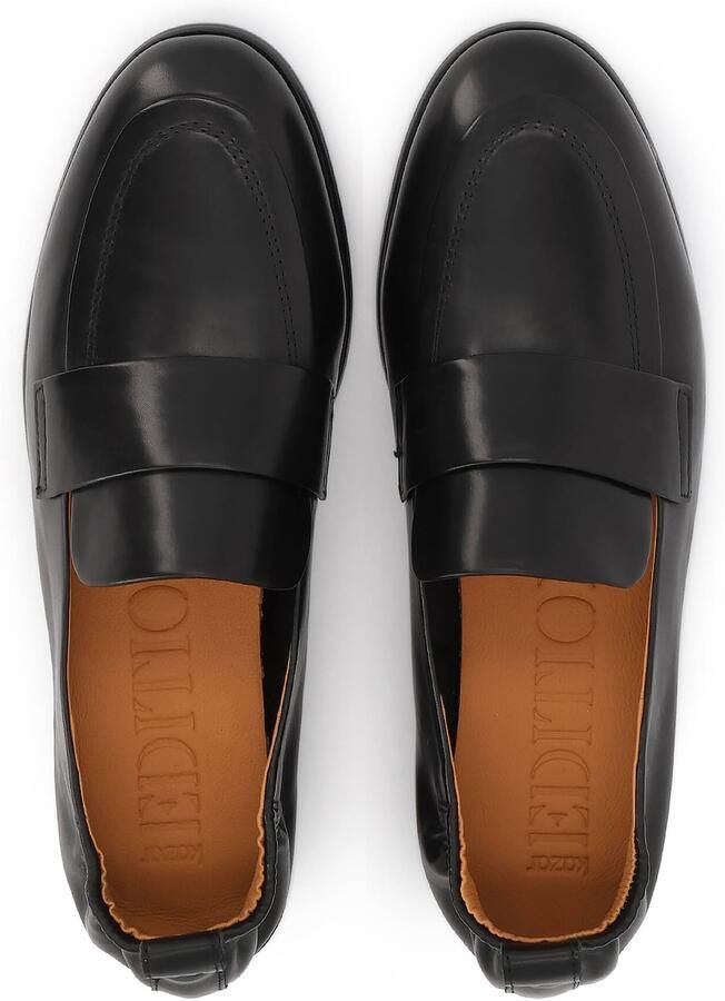 Kazar Black slip-on shoes with elastic at the heel - Foto 2