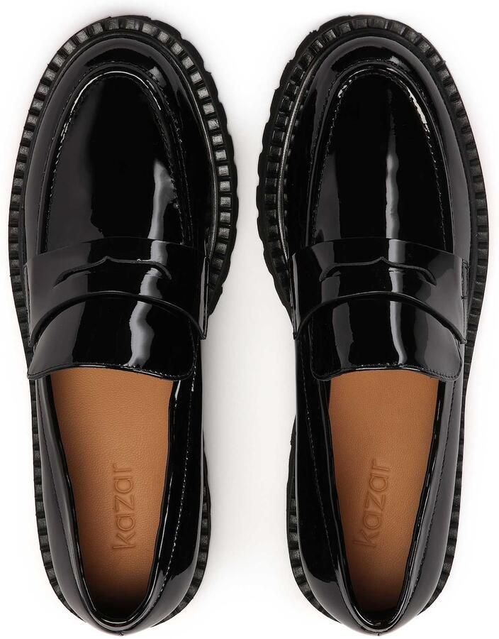 Kazar Gelakte schoenen met track zool.Dit product valt groot uit. - Foto 4