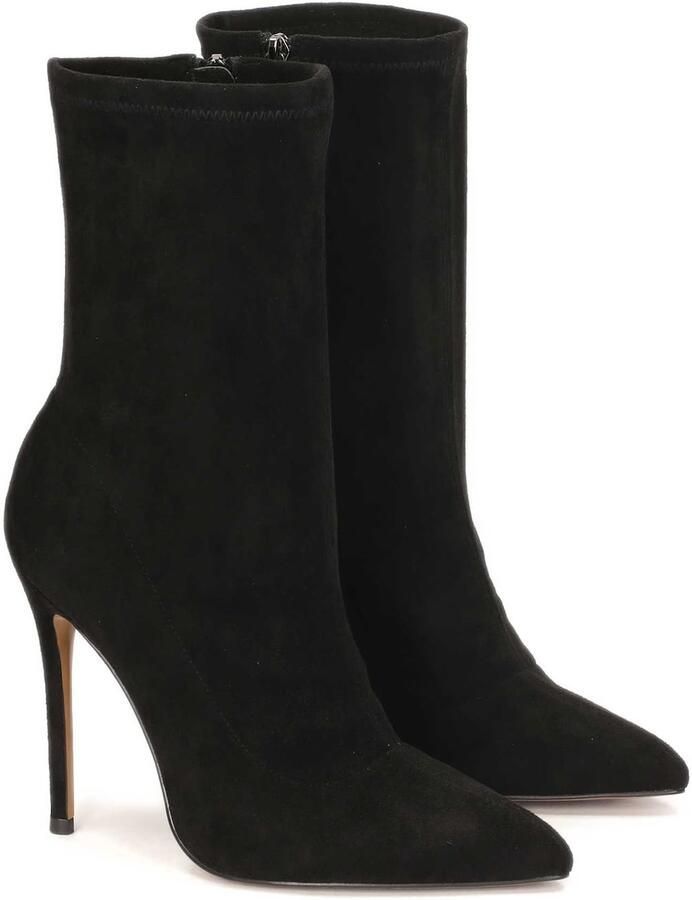 Kazar Zwarte stiletto laarzen met hak.Dit product valt groot uit. - Foto 7