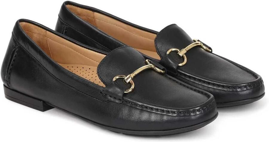 Kazar Dames zwarte mocassins.Dit product valt groot uit. - Foto 4