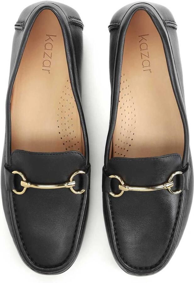Kazar Dames zwarte mocassins.Dit product valt groot uit. - Foto 3